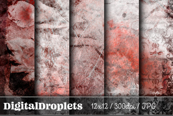 Antique Damask Prints Vol. 4.1: A Gothic Scrapbook Paper Collection