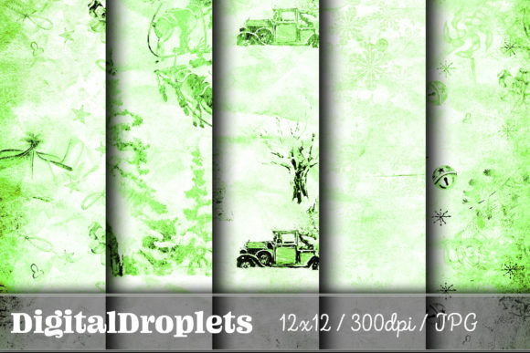 Christmas Time Vol. 13 | Collection: Gothic, Grungy Holiday Papers