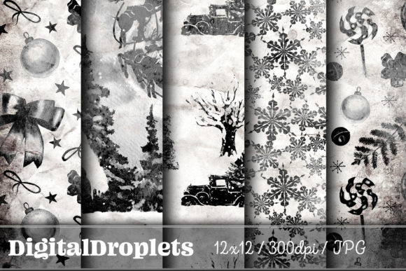 Christmas Time Vol. 16 | Collection: Gothic Grunge for Festive Projects