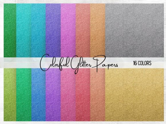 Colorful Glitter Papers: A Designer's Go-To for Instant Sparkle