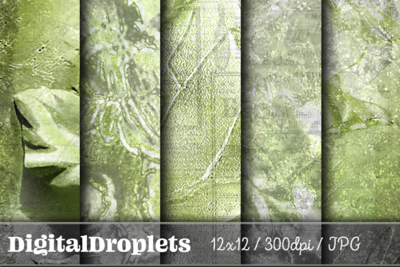Gilded Flower Imprints Vol. 12: Vintage Floral Paper Set