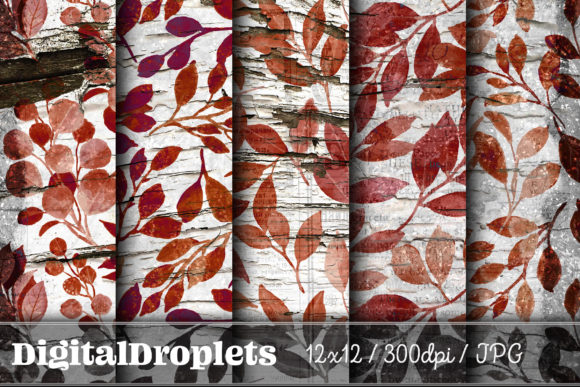 Leaves in the Wind Vol. 20: A Vintage Paper Collection for Crafters