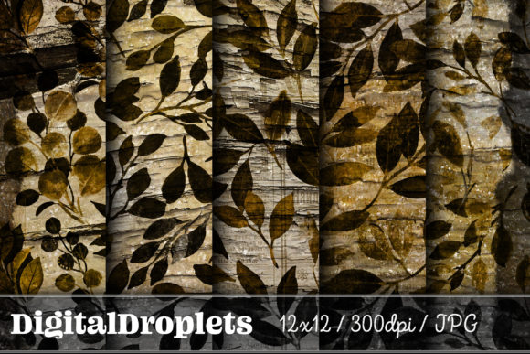 Leaves in the Wind Vol. 9: A Vintage Paper Collection for Layered Design