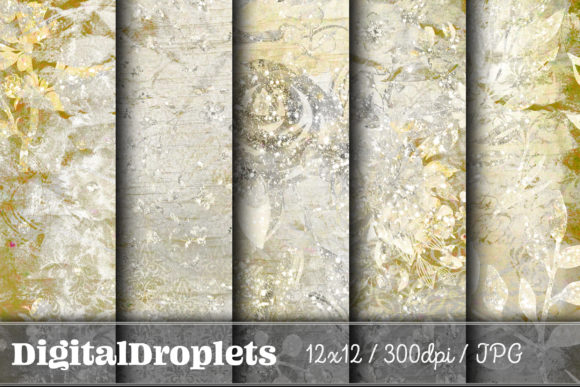 Timeless Botanical Beauty: The Vintage Petals Vol. 9 Paper Set